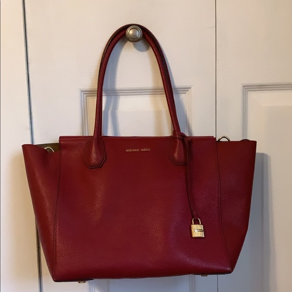 Michael Kors Mercer Black Small Satchel Crossbody Handbag  MICHAEL Michael Kors Mercer Satchel